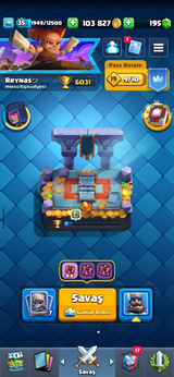 Clash royale 6klık hesap