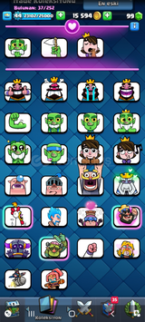 Clash royale 7 evrim 7500 kupa hesap