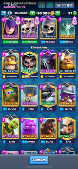 Clash Royale 7000 kupa hesap