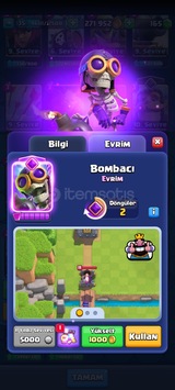 CLASH ROYALE 7000+ KUPALI HESAP