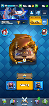Clash Royale 7100 Kupa hesap