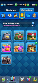 CLASH ROYALE 7500K HESAP FUL DOLU