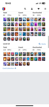 8 EVRİMLİ 7700 KUPALI CLASH ROYALE HESABI