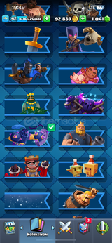 Clash Royale 7700 kupalı hesap FIRSAT HESABI