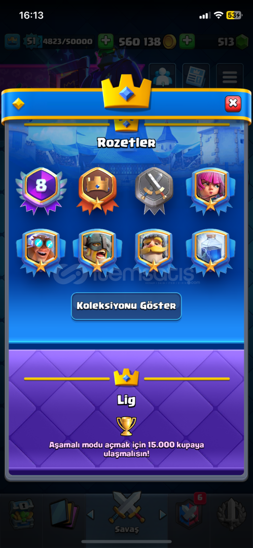 8 yıllık hesap 11k kupalı tüm kartlar var  8 yıllık hesap 11k kupalı tüm kartlar var