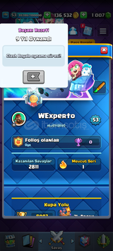 Clash royale 9 yıl oynandı armalı hesap