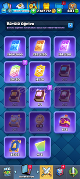 CLASH ROYALE - 9000 KUPA HESAP