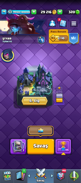 Clash Royale 9000kupa 12 evrim 21k kupa BS