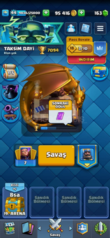 CLASH ROYALE AŞIRI İYİ 7K KUPALIK HESAP 