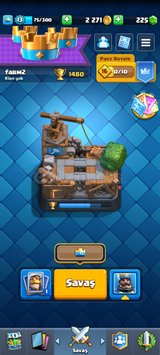 Clash royale başlangıç düzeyinde hesap 