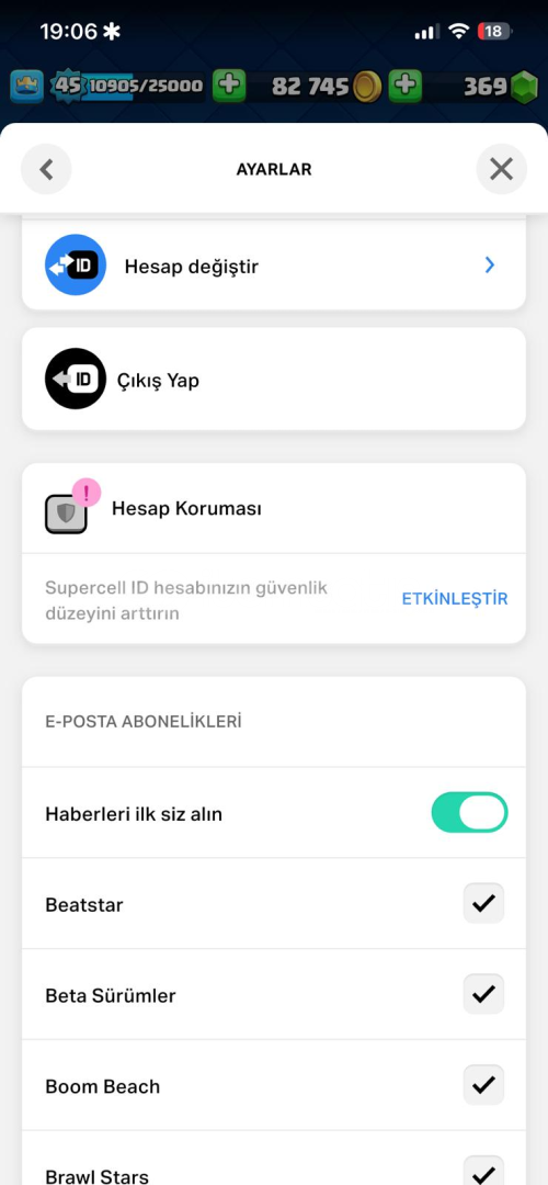 Clash royale+ Clash Of clans emek hesap Clash royale+ Clash Of clans emek hesap