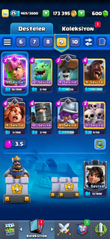 Clash royale cok uyguna 10. Arena hesap