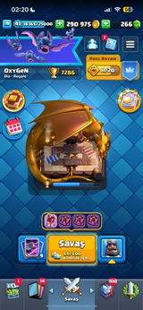Clash royale emek hesabı 7200 kupa