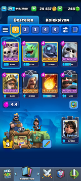 Clash royale emek hesap !!!