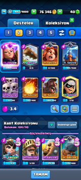 Clash Royale Fişekçi evrimli 5.3K Hesap