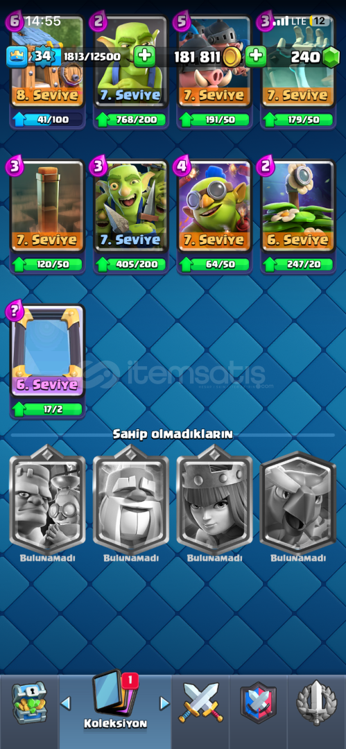 CLASH ROYALE FULL HESAP PARALI EMOTELER-4 PASS CLASH ROYALE FULL HESAP PARALI EMOTELER-4 PASS