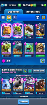 Clash royale güzel hesap