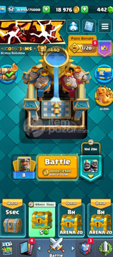 clash royale hesabı