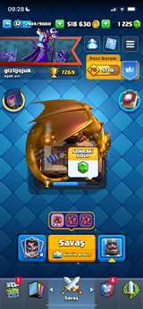 clash royale hesabi