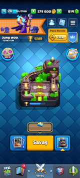 Clash royale hesabım acil satlık