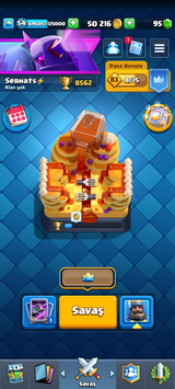 Clash royale hesabım satılıktır 
