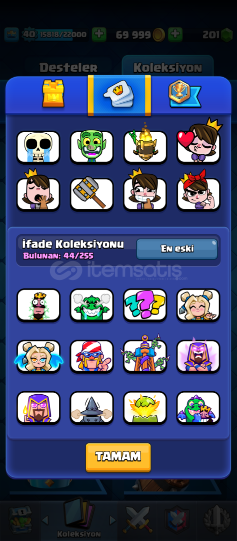 Clash Royale + brawl stars hesap