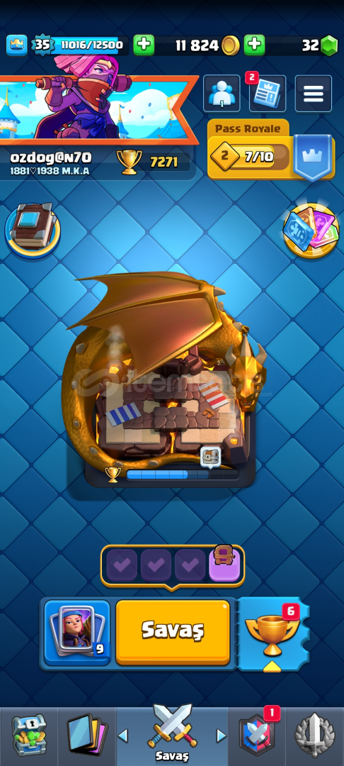 Clash royale hesap 7k kupa Clash royale hesap 7k kupa