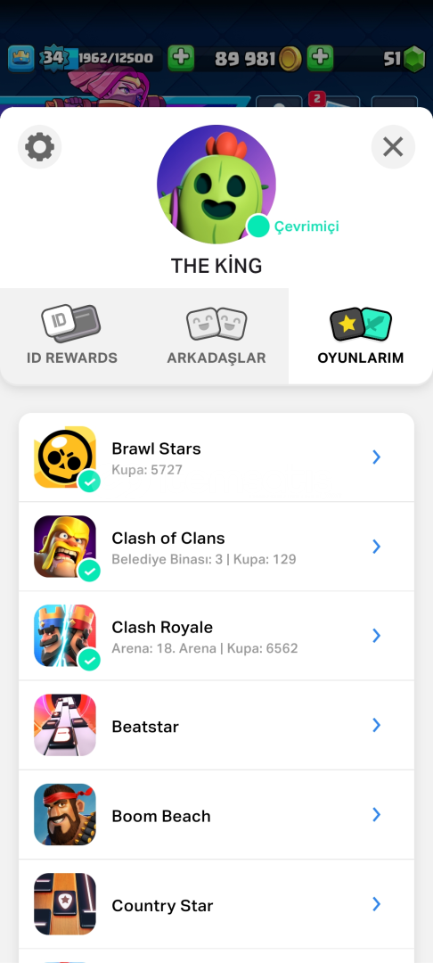 Clash royale hesap Clash royale hesap