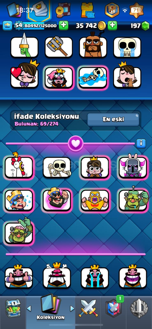 Clash royale hesap dolu 15K olmustur hesap Clash royale hesap dolu 15K olmustur hesap