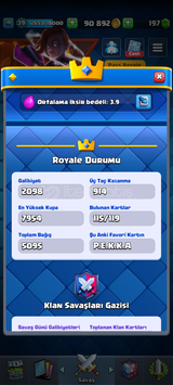 Clash royale hesap sıralamaya kasmalık