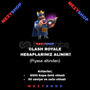 Clash Royale Hesaplarınız Alınıır