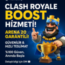 CLASH ROYALE İSTEDİĞİNİZ KUPAYA BOOST YAPILIR 