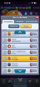 -CLASH ROYALE KUPA LİG BOOST-