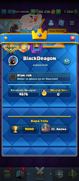 clash royale kupa ve mücadele boost