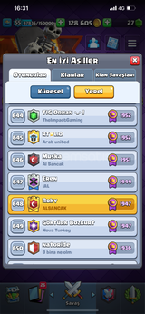 Clash Royale Kupa Ve ya Lig boost