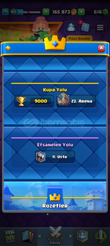 Clash Royale Neredeyse Full Hesap