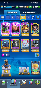 Clash Royale satılık hesap