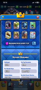 clash royale satılık hesap