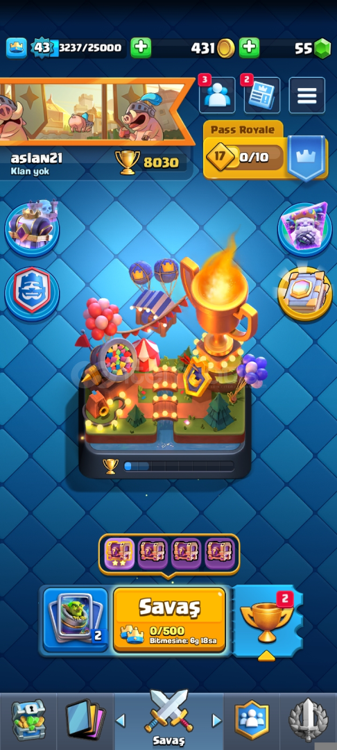 Clash royale ve Brawl stars hesabi Clash royale ve Brawl stars hesabi