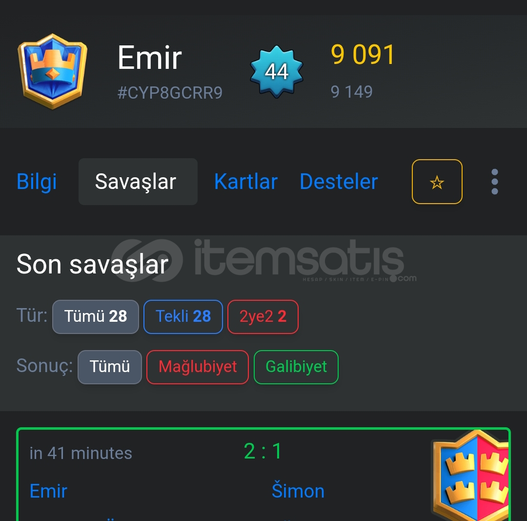 Clash Royale Yüksek Hesap Clash Royale Yüksek Hesap