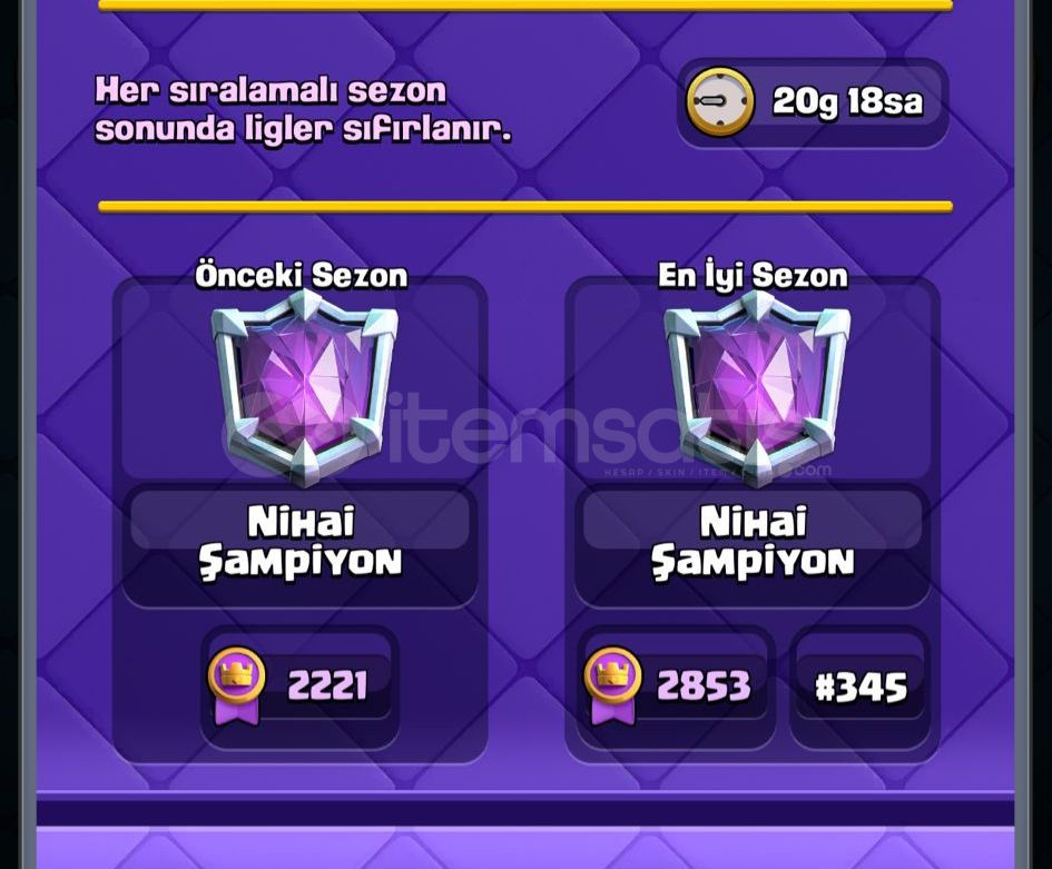 clash royaleye lig ve kupa boostlanır