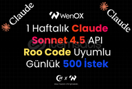 ⭐Claude Sonnet 4.5 API | 7 Gün Özel Kullanım