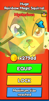 Climb and Jump 1 adet huge rainbow squirrel 