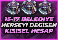 ⚡️Coc 15-17 Random Hesap⚡️