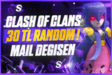 ⭐️[COC] 30 TL MAİL DEĞİŞEN RANDOM HESAP⭐️