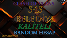⭐5-15 Belediye [Garanti] Random Hesaplar⭐