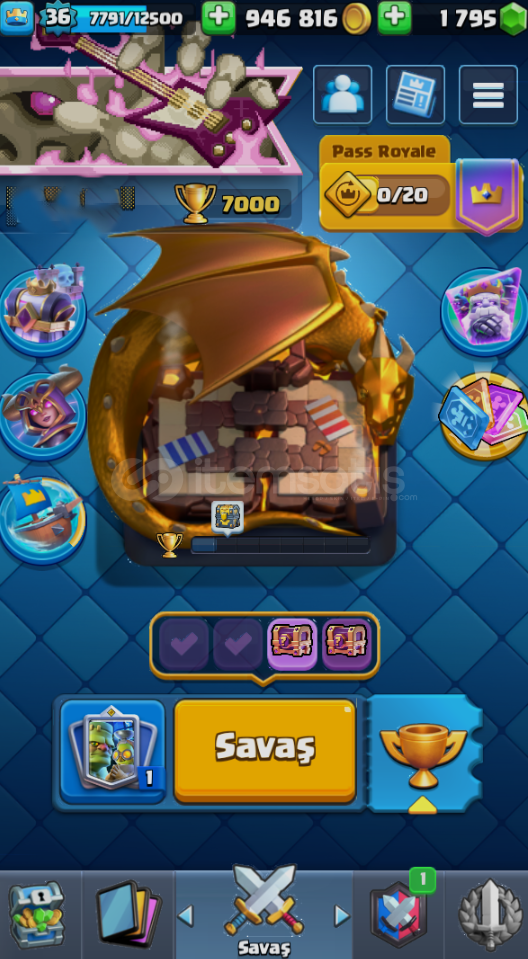 COC VE CR ikisi bir arada 4.000 tl yatırıldı COC VE CR ikisi bir arada 4.000 tl yatırıldı