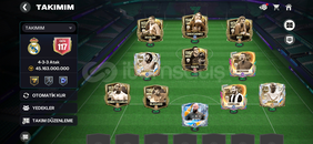 ÇOK HESAPLI FİFA MOBİLE HESABI 117 GEN