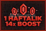 ⭐[ÇOK HIZLI] + 1 HAFTALIK | 14x SERVER BOOST⭐