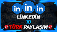 {ÇOK HIZLI] LİNKLEDİN 10 TÜRK YENİDEN PAYLAŞIM